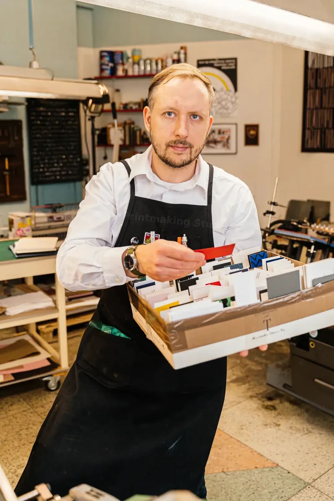 Artwork setup and plate preparation
